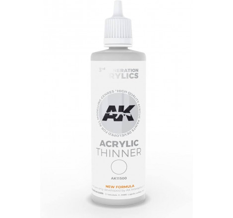 AK® Diluant acrylique 3éme génération 100 ml