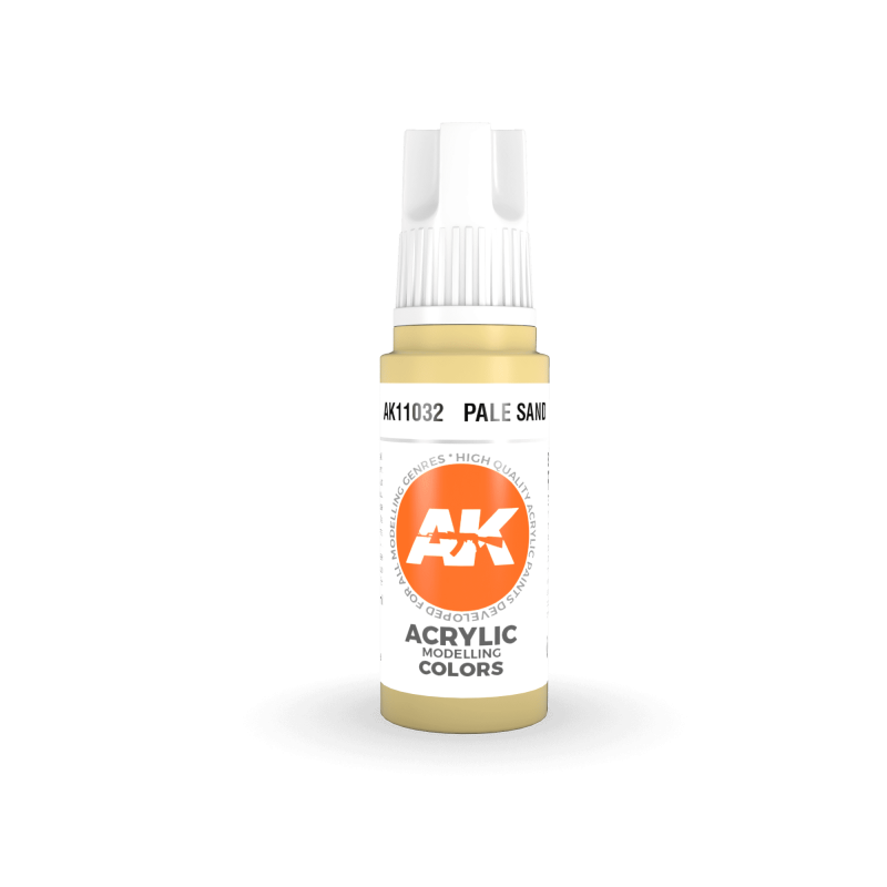 AK® Peinture acrylique (3G) sable pâle (pale sand) 17 ml AK11032