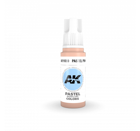 AK® Peinture acrylique (3G) rose pastel (pastel pink) 17 ml AK11059