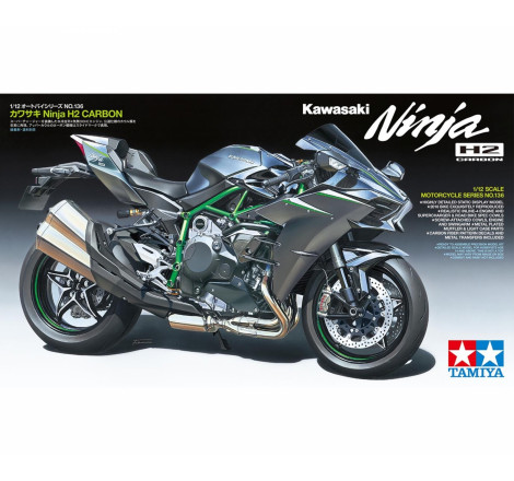 Maquette Tamiya Moto Kawasaki Ninja H2 Carbon 1/12