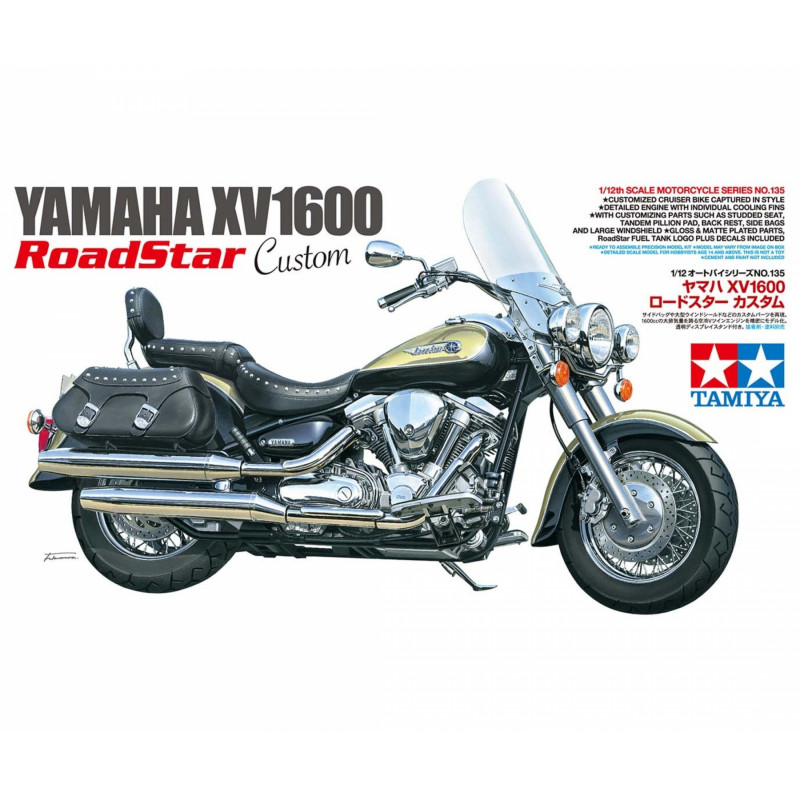 Maquette Tamiya Moto Yamaha XV1600 Road Star Custom 1/12