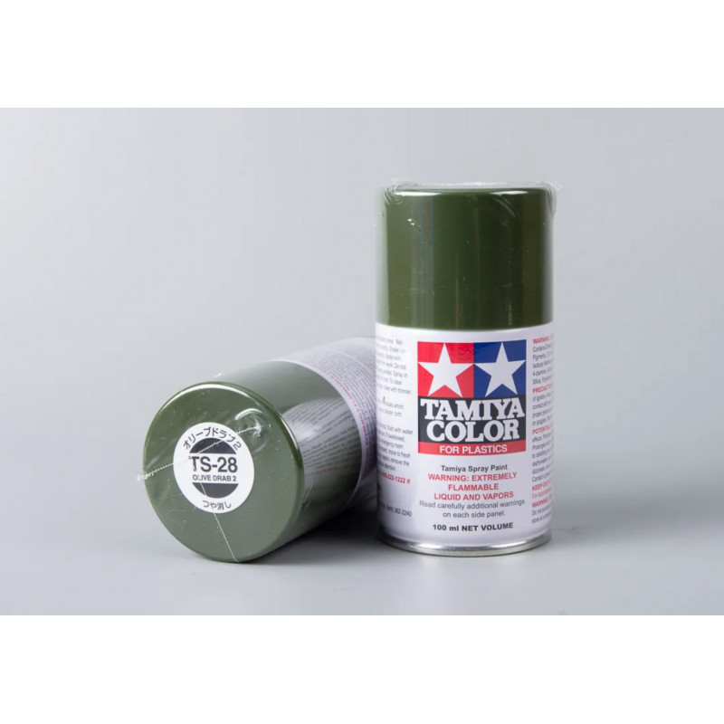 Tamiya® Bombe de peinture Olive Drab 2 TS-28 référence 85028