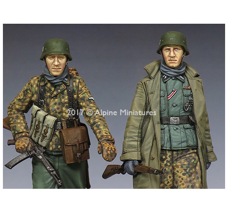 Alpine Miniatures® 35231 Set de figurines KG Hansen à Poteau (n°2) 1:35