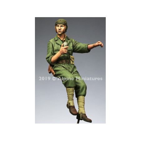 Alpine Miniatures® 35270 Figurine commandant de char (été) WW2 1:35