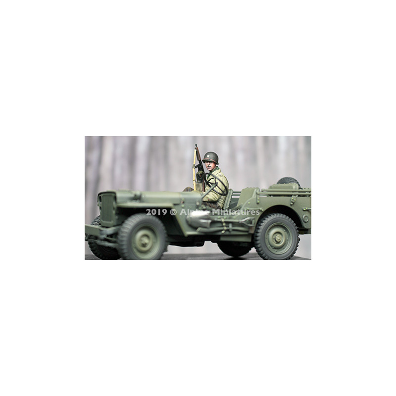 Alpine Miniatures® 35260 Figurine passager Jeep US WW2 1:35