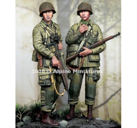 Alpine Miniatures® 35277 Set de figurines 101st Airborne (n°2)1:35