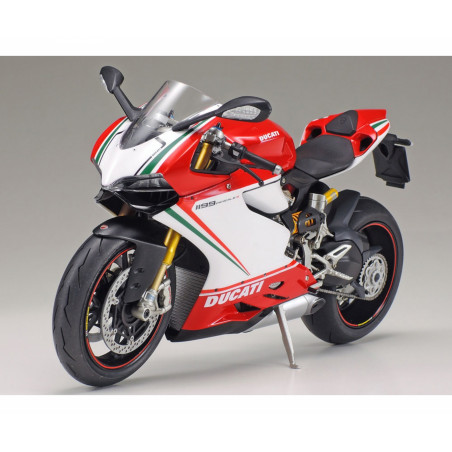 Maquette Tamiya Moto Ducati 1199 Panigale S Tricolore 1/12. Vue de face