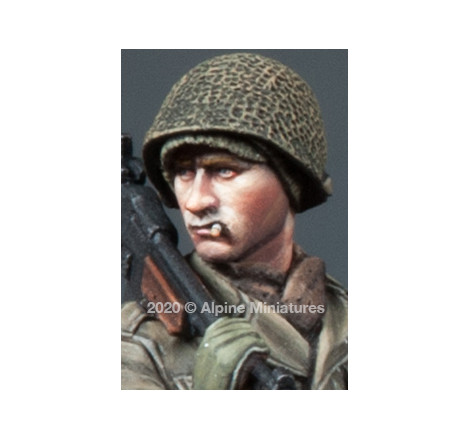 Alpine Miniatures® H026 set de 5 têtes infanterie US WW2 (n°3) 1:35