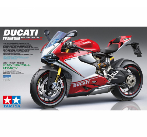 Maquette Tamiya Moto Ducati 1199 Panigale S Tricolore 1/12