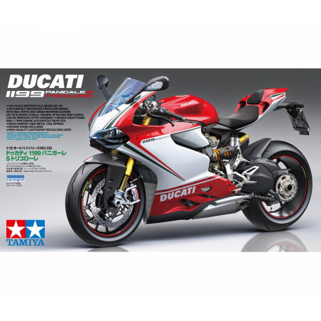 Maquette Tamiya Moto Ducati 1199 Panigale S Tricolore 1/12