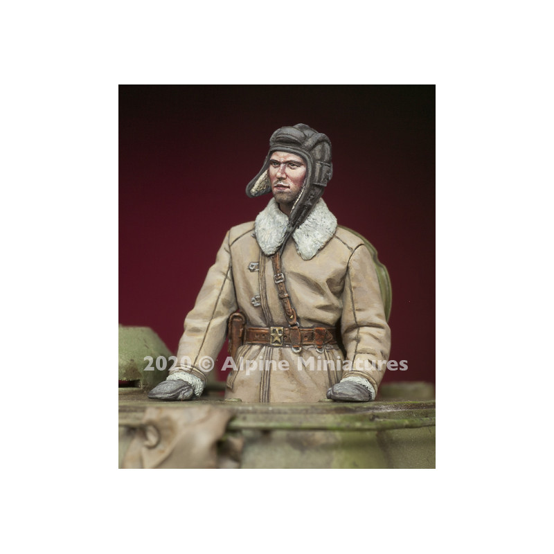 Alpine Miniatures® 35282 figurine équipage de char Soviétique (n°2) WW2 1:35