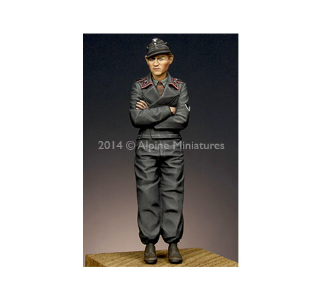 Alpine Miniatures® 35176 Figurine commandant de char Panzer (n°2) WW2 1:35