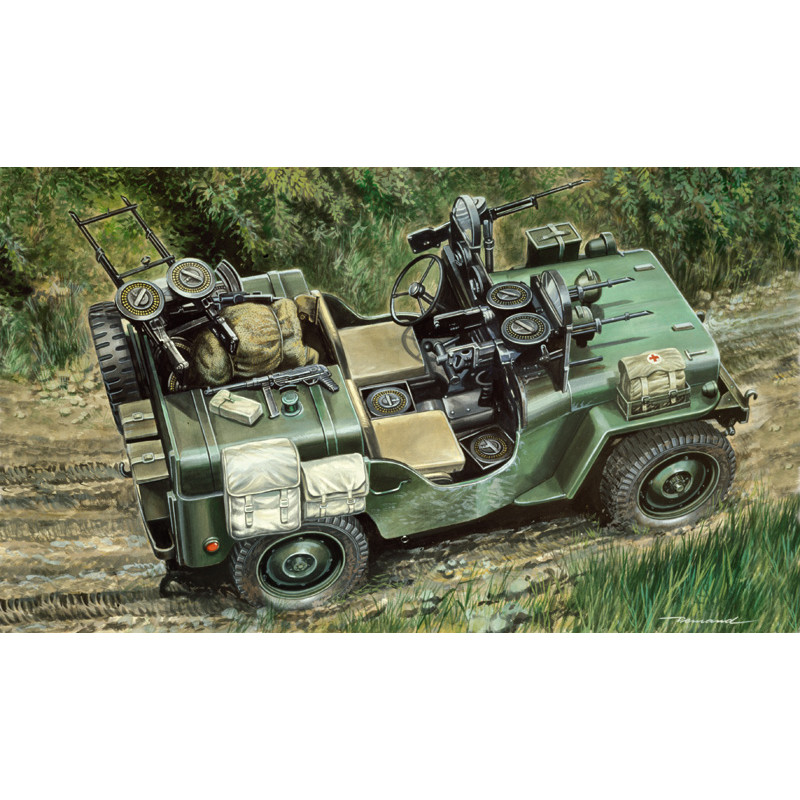Italeri® Maquette militaire Jeep commando 4x4 1:35 i320