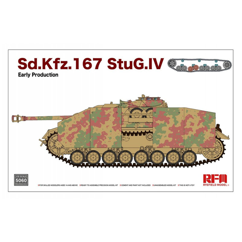 Ryefield Model® Maquette militaire char Stug.IV Sd.Kfz.167 (début de production) 1:35 référence 5060