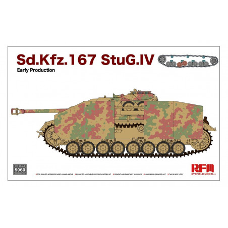 Ryefield Model® Maquette militaire char Stug.IV Sd.Kfz.167 (début de production) 1:35 référence 5060