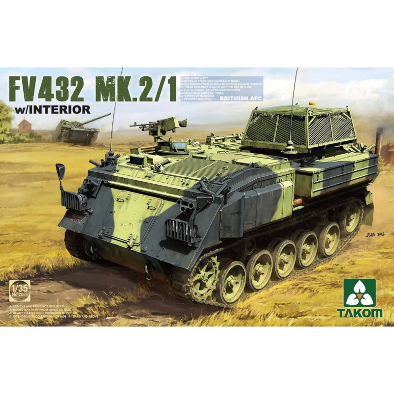 Takom® Maquette militaire char Britannique FV432 MK.2/1 1:35 2066