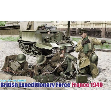 Dragon® Set de figurines Force Expéditionnaire britannique France 1940 1:35 référence 6552