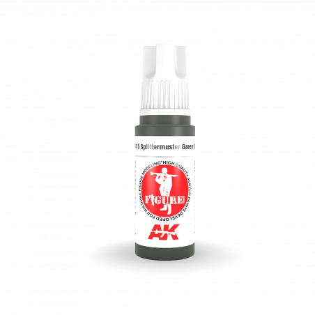AK® Peinture acrylique (3G) tâches vertes Splittermuster Figure Series 17 ml AK11415