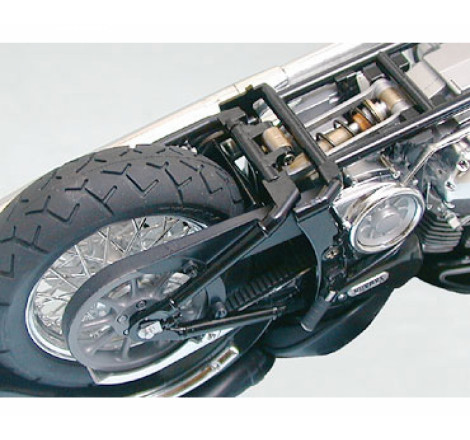 Maquette Tamiya Moto Yamaha XV1600 Road Star 1/12 vue arrière