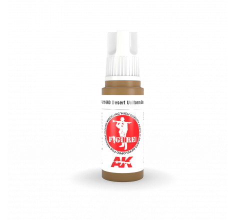 AK® Peinture acrylique (3G) base uniforme désertique Figure Series 17 ml AK11440
