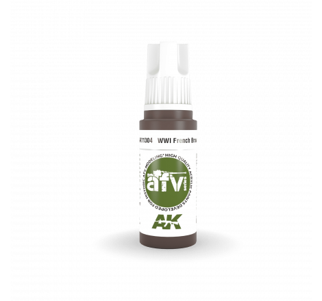 AK® Peinture acrylique (3G) WWI French brown AFV Series 17 ml AK11304