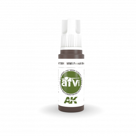 AK® Peinture acrylique (3G) WWI French brown AFV Series 17 ml AK11304