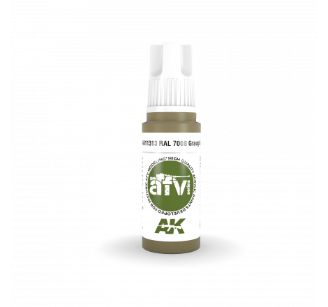 AK® Peinture acrylique (3G) Graugrün RAL7008 AFV Series 17 ml AK11313