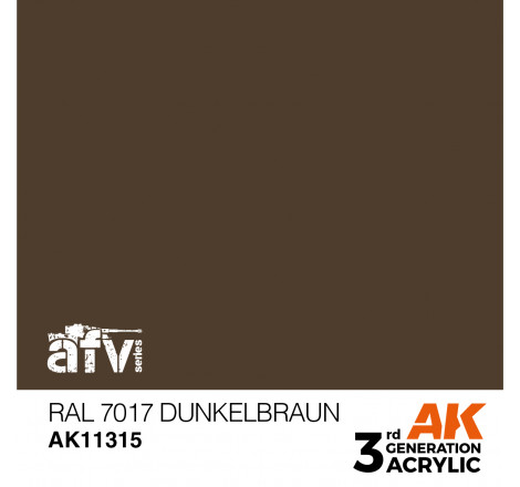 Dunkelbraun RAL7017 AK11315
