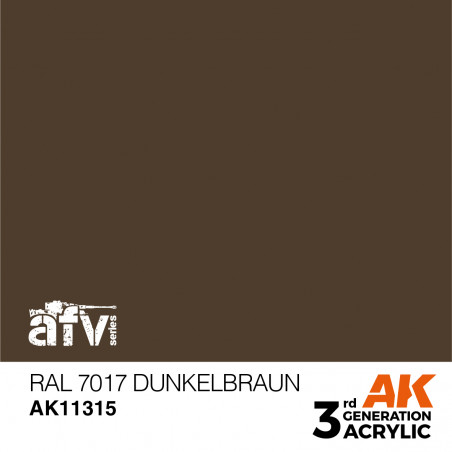 Dunkelbraun RAL7017 AK11315
