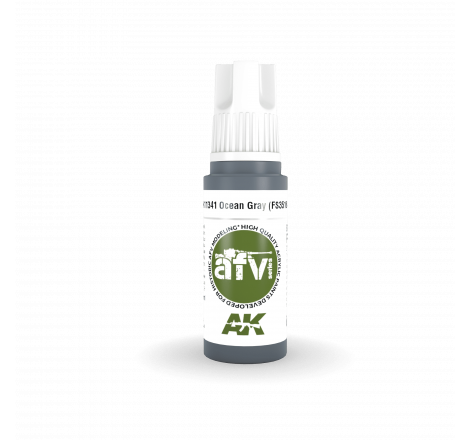 AK® Peinture acrylique (3G) gris océan (FS35164) AFV Series 17 ml AK11341