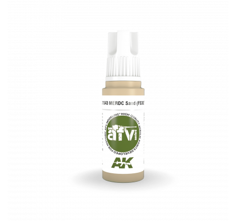 AK® Peinture acrylique (3G) sable MERDC (FS30277) AFV Series 17 ml AK11343