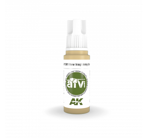 AK® Peinture acrylique (3G) sable nouvelle armée Irakienne AFV Series 17 ml AK11361