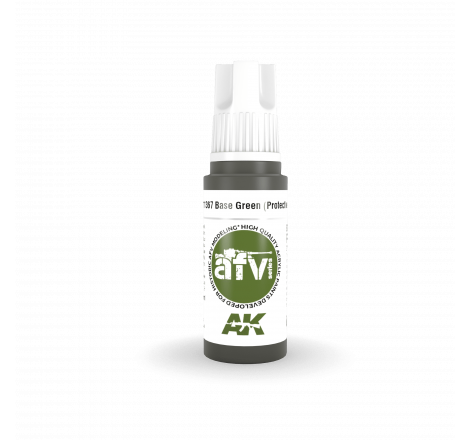 AK® Peinture acrylique (3G) base verte (protecteur) AFV Series 17 ml AK11367