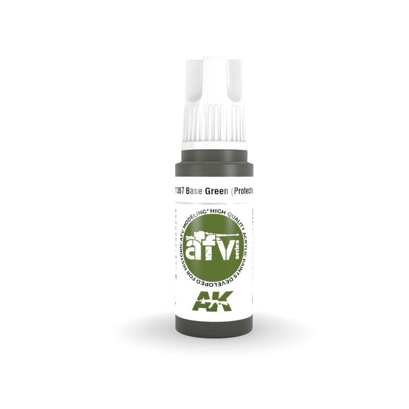 AK® Peinture acrylique (3G) base verte (protecteur) AFV Series 17 ml AK11367