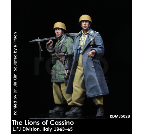 Rado Miniatures® Figurine militaire The Lions of Cassino 1.FK Division, Italie 1943-1945 1:35