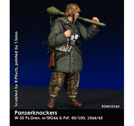 Rado Miniatures® Figurine militaire Panzerknackers (panzerfaust + StG44) 1944-1945 échelle 1:35 RDM35049