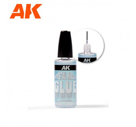 AK Interactive® Colle pour pièce transparente (Crystal Magic Glue) 30 ml référence AK9323