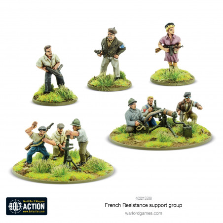 Warlord Games® Bolt Action Résistance française référence 402215508.