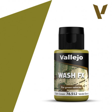 Vallejo® Wash FX vert foncé - 76512 35 ml