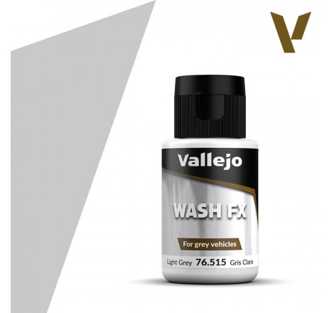 Vallejo® Wash FX gris clair - 76515 35 ml