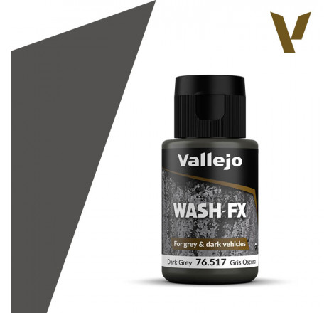 Vallejo® Wash FX gris foncé - 76517 35 ml