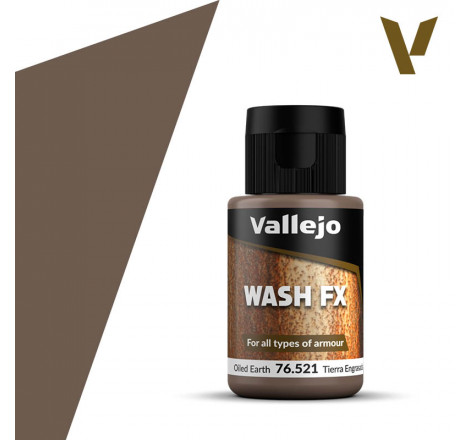 Vallejo® Wash FX Terre huilée - 76521 35 ml