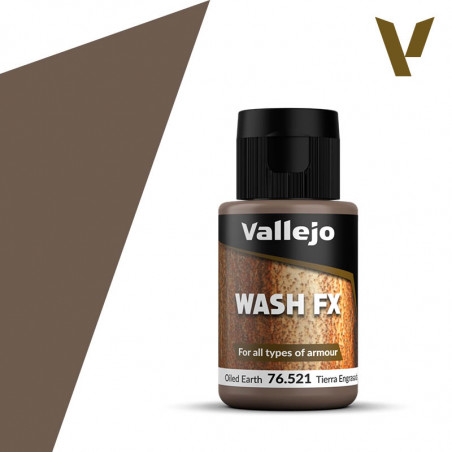 Vallejo® Wash FX Terre huilée - 76521 35 ml