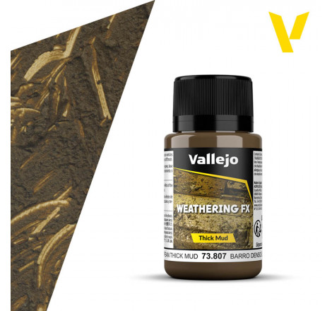 Vallejo® Weathering Effects European Thick Mud - 73807 40 ml