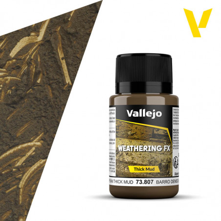 Vallejo® Weathering Effects European Thick Mud - 73807 40 ml