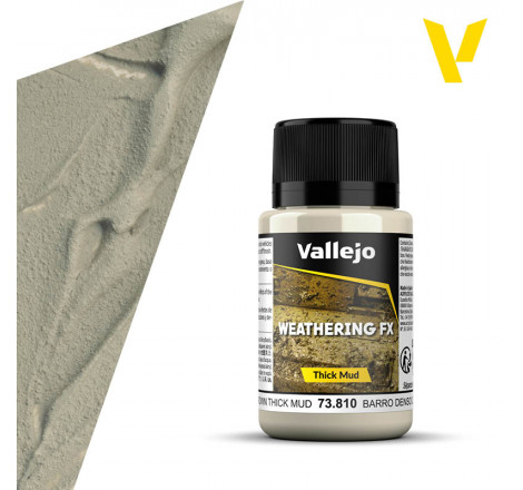 Vallejo® Weathering FX Light Brown Mud - 73810 40 ml