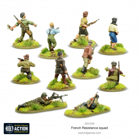 troupe française résistance ffi bolt action