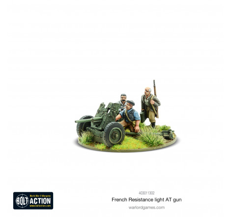 Bolt Action - Résistance française canon anti-char