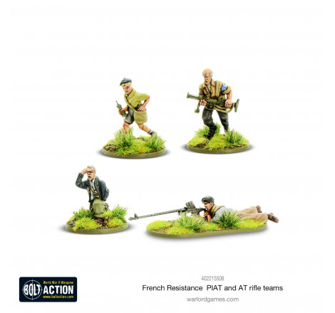Bolt Action -  French Resistance PIAT and Anti-Tank Rifle Teams