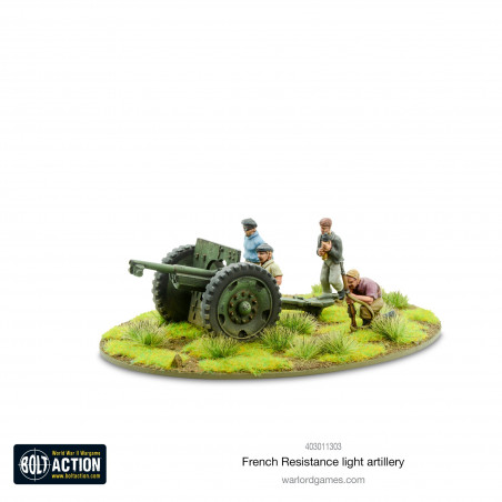 Warlord Games® Bolt Action French Resistance Light Artillery 1:56